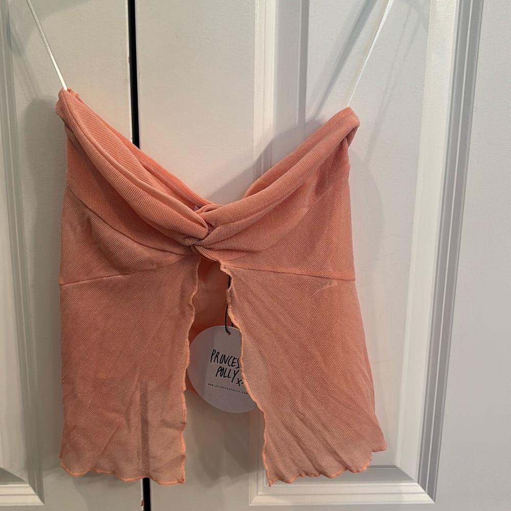 Princess Polly Tinker Top Pink - US 4